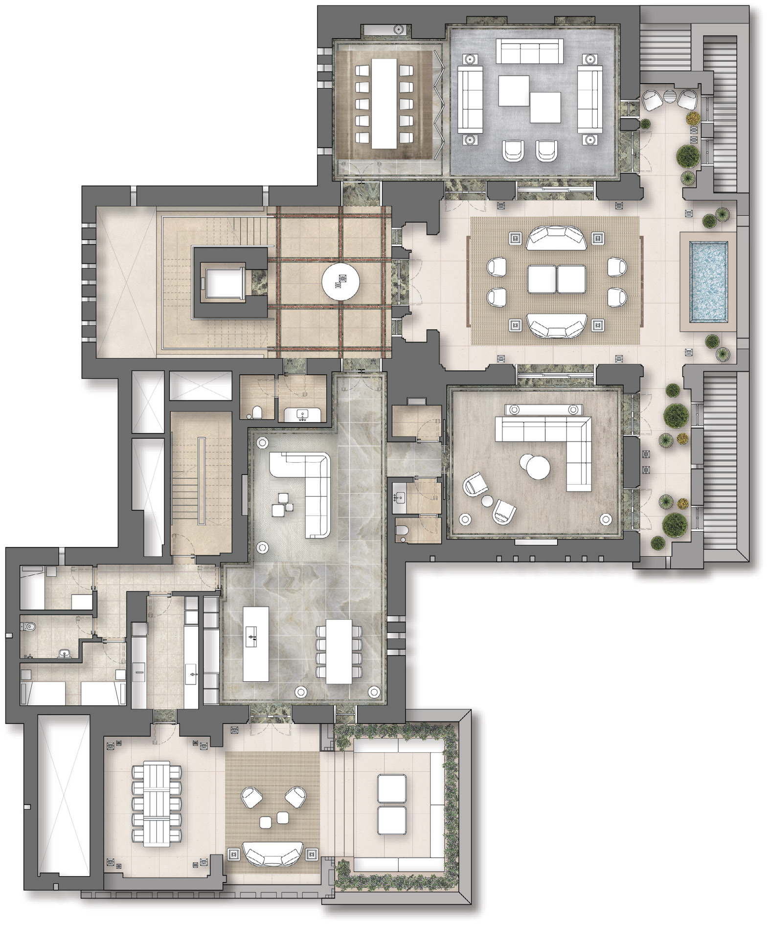 THE ROYAL PENTHOUSE Second Floor