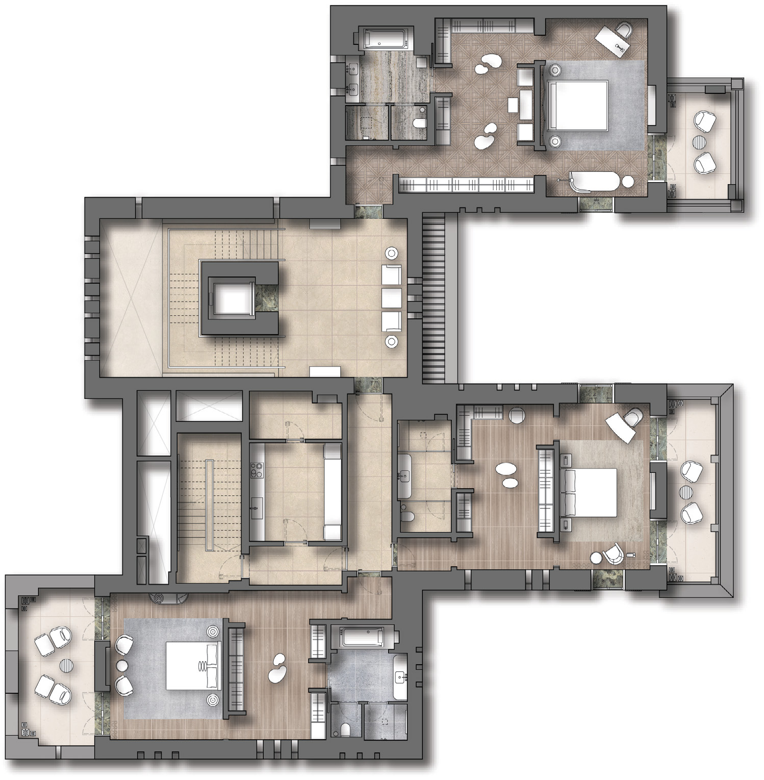 THE ROYAL PENTHOUSE Third Floor